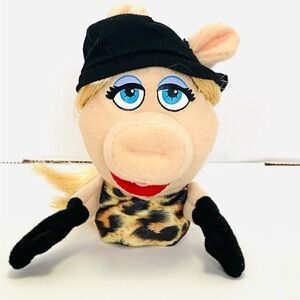 Disney Muppets Miss Piggy 2012 Finger Puppet Plush 3in Read Minor Wear